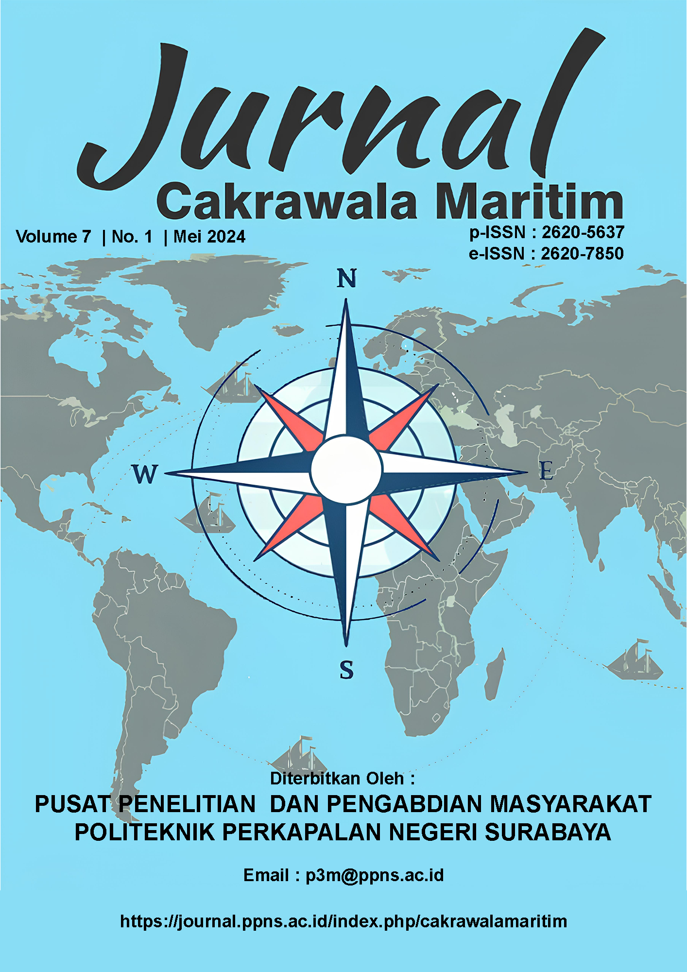 					View Vol. 7 No. 1 (2024): Jurnal Cakrawala Maritim
				